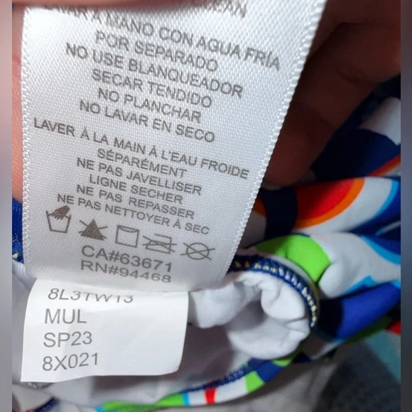 NWT Nautica Women's Standard One Piece Crossback Tummy Control Quick Dry Small - Picture 10 of 11